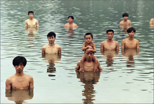 To Raise the Water Level in a Fishpond, 1997, Performance, Beijing, China