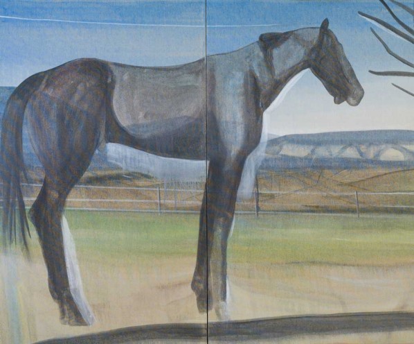 Untitled, 161×97cm×2; Oil on Canvas, 2010