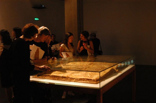 XuBing 02 Tobacco Book with visitors in Shanghai LG