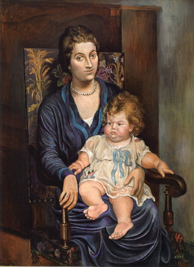 Portrait of Mrs. Rosenberg and Her Daughter