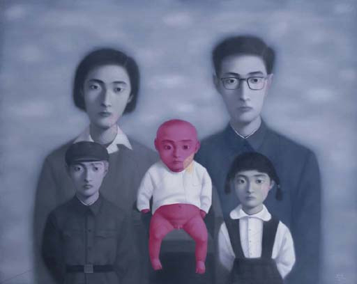 Zhang Xiaogang’s Family Series (1995)