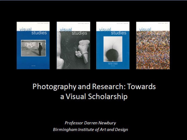 Photography and Research: Towards a Visual Scholarship 01