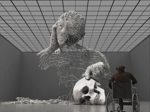 Metamorphosis-Miao Xiaochun, 2011; Doubt-3D Computer animation, 1'24"