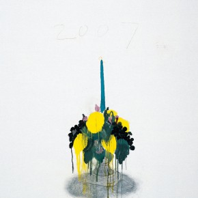 Wang Yuping, “Candlestick”, oil and acrylic on canvas, 150 x 120 cm, 2007