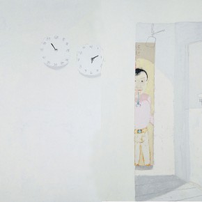 Wang Yuping, “Home”, oil on canvas, 210 x 400 cm, 2009