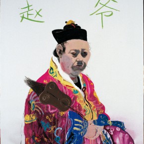 Wang Yuping, “Taoist Priest No.7”, oil painting and acrylic, 190x150cm, 2007