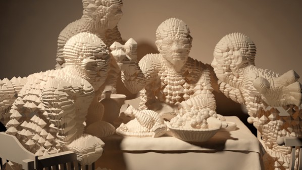 Metamorphosis - Supper - Miao Xiaochun, 2011; Media: 3D Computer animation/ Duration: 1'00"