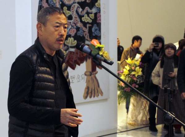 2011 Annual Nominated Exhibition of Plastic Arts 16-Wang Yuping spoke at the opening ceremony