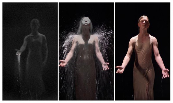 BILL VIOLA-Anika, 2008; Color High-Definition video on LCD panel, 24.8 x 14 x 2.36 inches; 63 x 35.5 x 6 cm