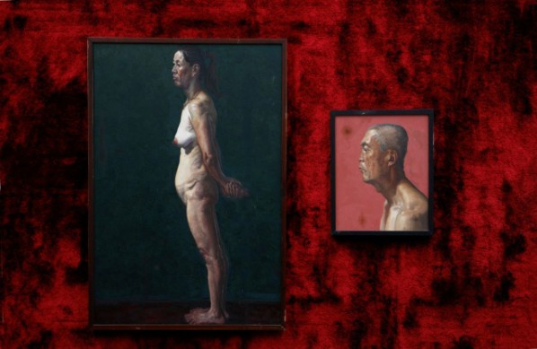 Li Dafang-The Great Scarlet, 2011; oil on canvas, 250x350cm