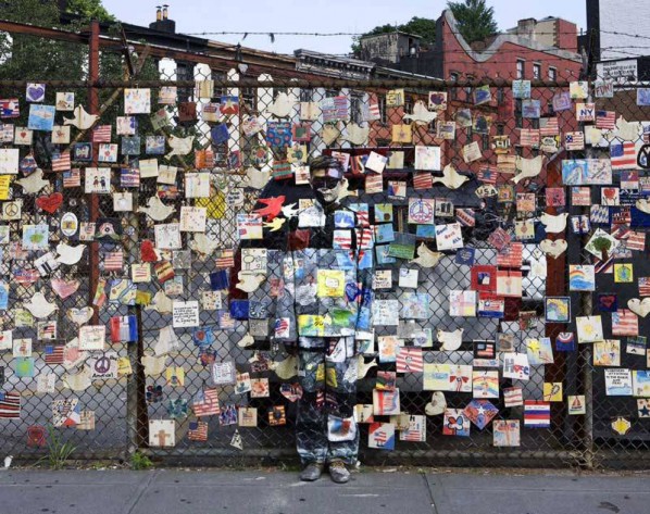 Liu Bolin Hiding in New York No. 5 Tiles For America 2011xl