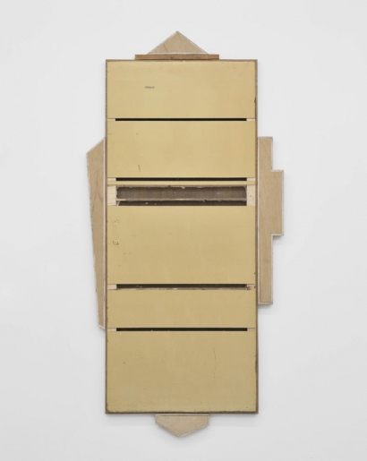 Exotic Lands n°7, 2011; Door, wood, stainless steel, 205×92.5×5cm