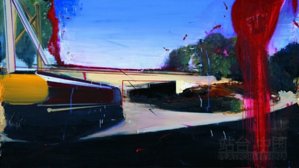 Overpass, 2009; Oil on Canvas, 236x133cm Overpass, 2009; Oil on Canvas, 236x133cm