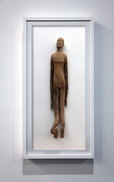 Li Hongbo, Smart Little Man, 2012; Paper, 131 x 66 cm