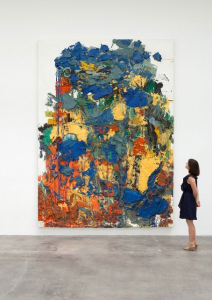 04. Zhu Jinshi, Gravity to Balance Violence, 2007; Oil on canvas, 400 ×290 cm; Photo Courtesy artist and Blum & Poe, Los Angeles, CA.