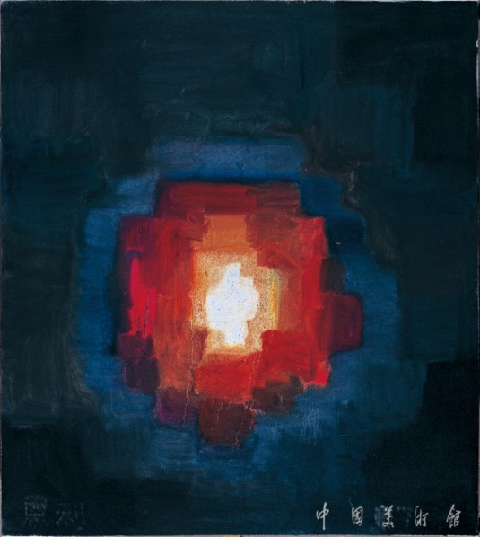 05. Zhang Enli, Light, 2007; oil painting, 100×90cm