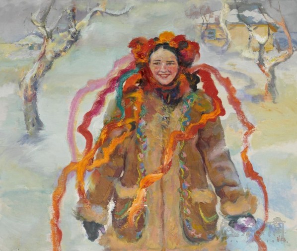 A Girl from Poltava, 2011; oil on canvas, 99x118cm