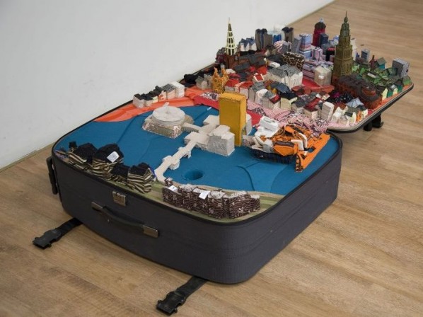 Yin Xiuzhen, Portable City Groningen (2012), Courtesy of the Pace Gallery Beijing