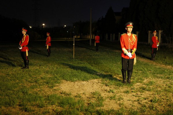 Video Still 02 from The Labor Song I Night, 2012; 7 min 12 sec, Artist: Hu Xiangqian