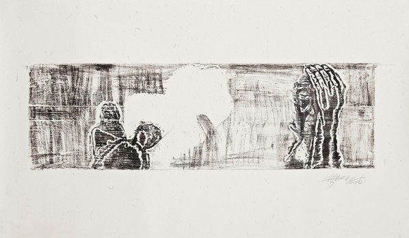 Untitled, 2006, Woodcut, 200×117cm