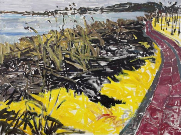 Zhang Zhizhou-River Bank• Left, 2009; acrylic on canvas, 200×150cm