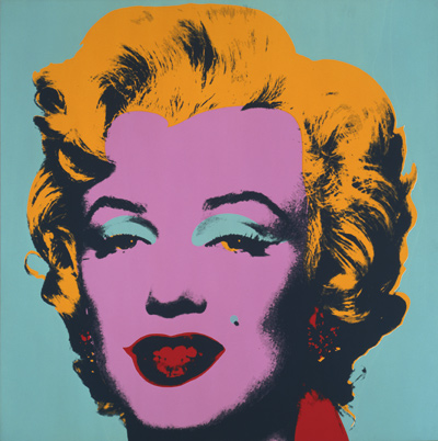 Marilyn Monroe (Marilyn), 1967; Screen print on paper Collection of The Andy Warhol Museum, Pittsburgh ? 2012 The Andy Warhol Foundation for the Visual Arts, Inc./  Artists Rights Society (ARS), New York Marilyn MonroeTM; Rights of Publicity and Persona Rights:  The Estate of Marilyn Monroe, LLC www.marilynmonroe.com