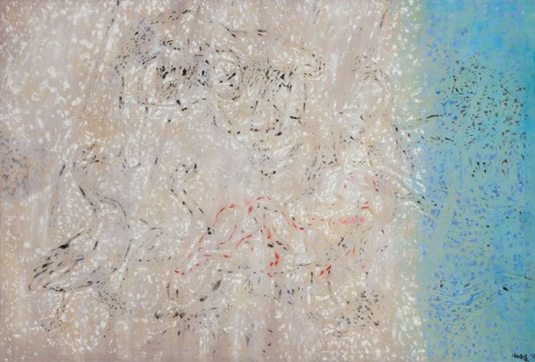 Xie Nanxing, Untitled No. 3, 2012; oil on canvas, 220 x 325cm