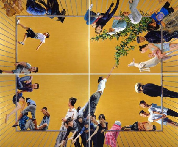 Atrium by Yu Hong, 2009; Acrylic on canvas, 500x600cm