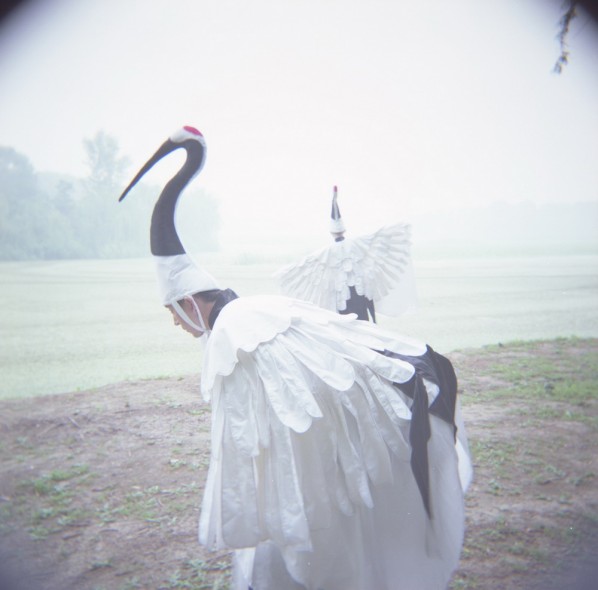 Diary of the Red-Crowned Crane, Performance Photography 01