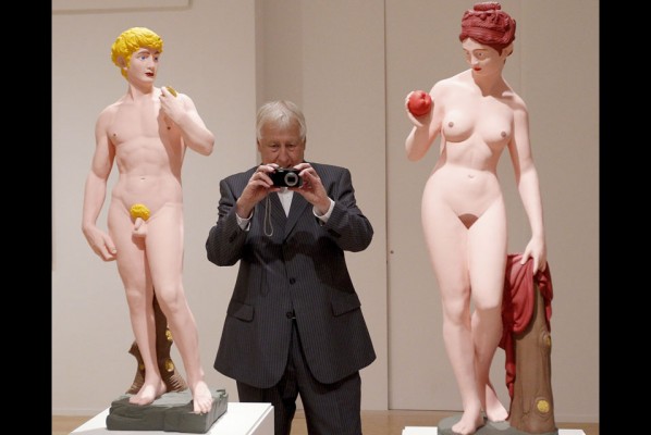 Hans-Peter Feldmann took photo at his own exhibition