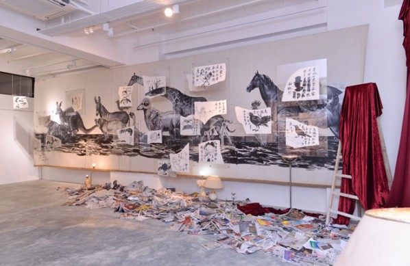 Installation View of "Last Night" 05