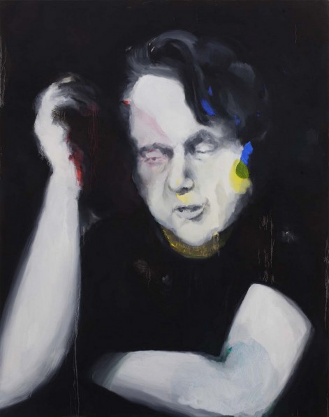 JIAN CE, Francis 01, 2012; Oil and acrylic on canvas, 150x120cm