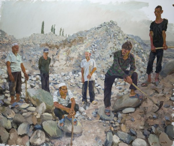 Liu Xiaodong, South, 2012; oil on canvas, 2.5M×3M