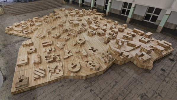 Ai Weiwei, "Ordos 100 Models", 2011; pine wood, video, 80x1511x1357.3cm ?Ai Weiwei Courtesy Galleria Continua