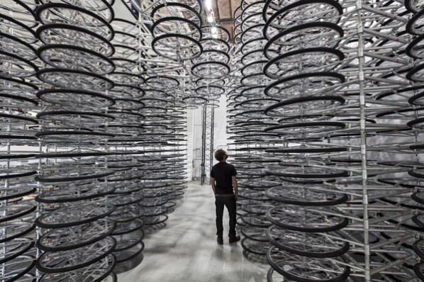 Ai Weiwei, "Stacked", 2012; dimensions variable©Ai Weiwei Courtesy Galleria Continua