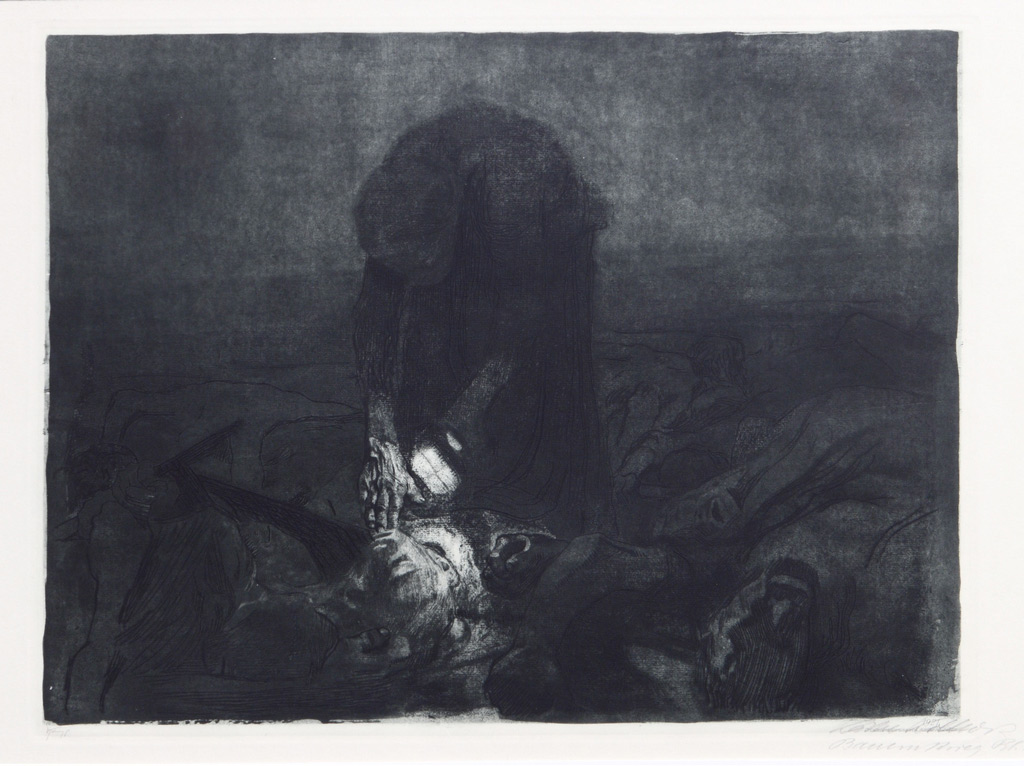 K_the Kollwitz, After the battle, Copperplate etching, 1907 Courtesy YUAN Space