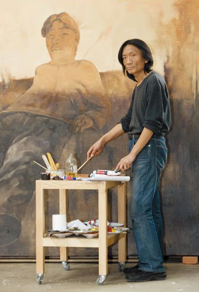 Su Xinping at his studio