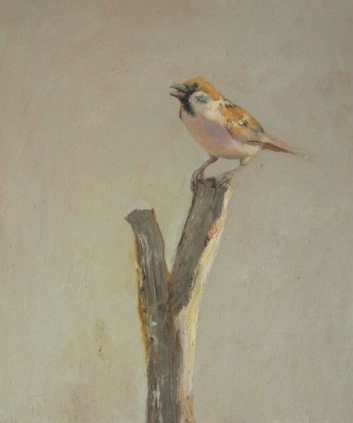 Chen Jiangang, “Wait”, oil on canvas Chen Jiangang, “Wait”, oil on canvas