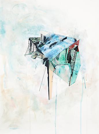 Lee Bul, Untitled, 2009; pencil, acrylic, pigmented ink, collage on paper, 80x60cm