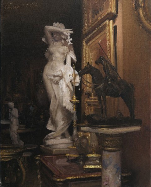 Leng Jun, “Sketching of an Antique Shop in New York 2012 No.4”, oil on canvas Leng Jun, “Sketching of an Antique Shop in New York 2012 No.4”, oil on canvas