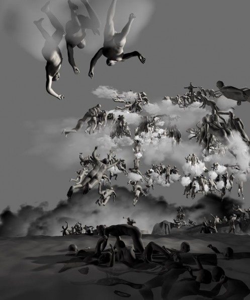 The Last Judgment in Cyberspace – Where Will I Go, 2006, 3-D computer animation, 7:15 min.