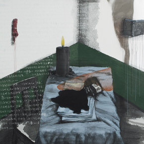 Art Diary on "Green Wall: The Study No. 2 " by Zhang Xiaogang Art Diary on "Green Wall: The Study No. 2 " by Zhang Xiaogang