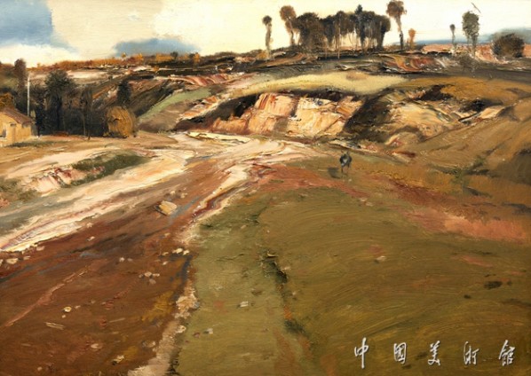 Bai Yuping, “Western Kiln Ditch”, oil on canvas, 60 x 80 cm, 2011