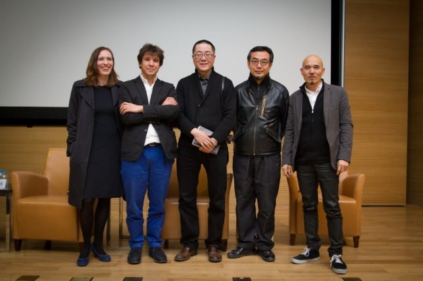 Group Photo of Yang Tianna, Adel, Wang Huangsheng, Sui Jianguo, and Yang Jiechang