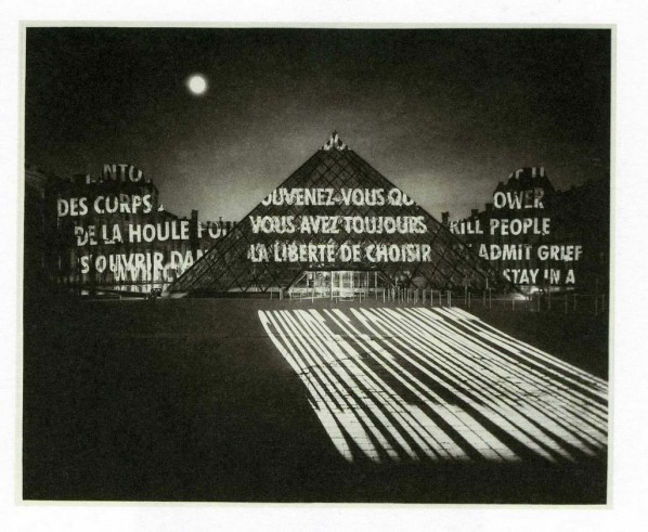 HOLZER, JennyLa liberté de choisir/The Freedom to Choose, 2006; héliogravure à grains sur cuivre rotogravure on copper 60 x 71.6 cm