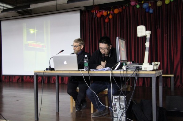 View of “Discovery of the Social Landscape” Lecture by Prof. BJ Krivanek from School of the Art Institute of Chicago 01