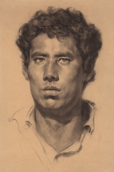 Jin Shangyi, Tibetan Herdsman, 1978, 39.3x26.2cm