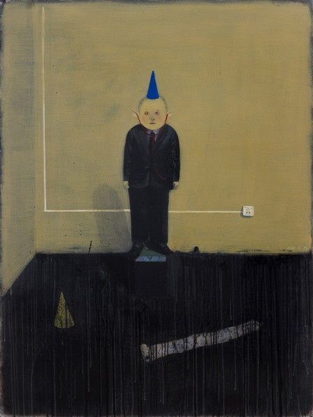 Mi Jie, "Here I Am, Without a Move VIII", 2012;  acrylic on canvas, 120×90cm