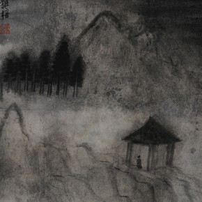 Zhu Yamei, “Twilight”, 34 x 46 cm, ink and wash on paper, 2012