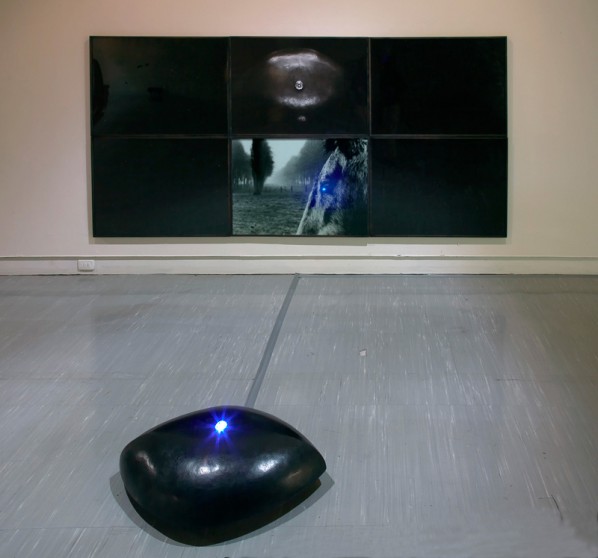 KU, Shih-Yung   Blue Pupil   Mixed Media   200 x 150 x 150cm, 1991